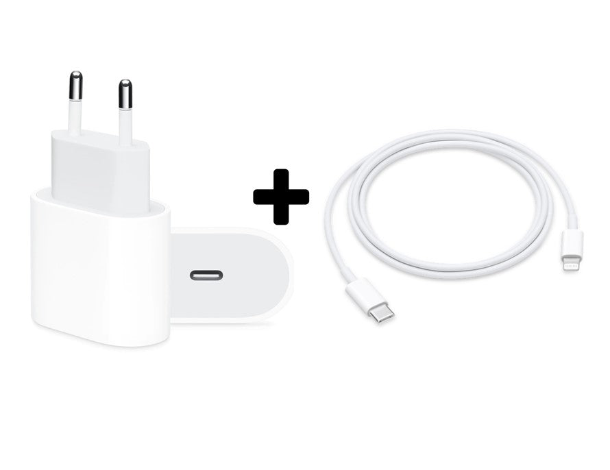 Apple 20W USB-C Power Adapter (Netzteil) + 1m Lightning to USB-C Ladekabel-in ORINGINAL VERPACKUNG Apple