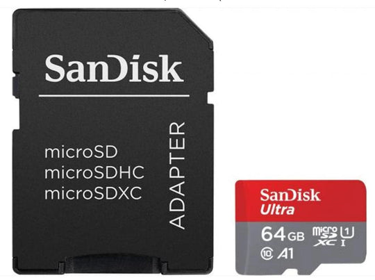 Sandisk Ultra Microsdxc 64GB + SD Adapter New