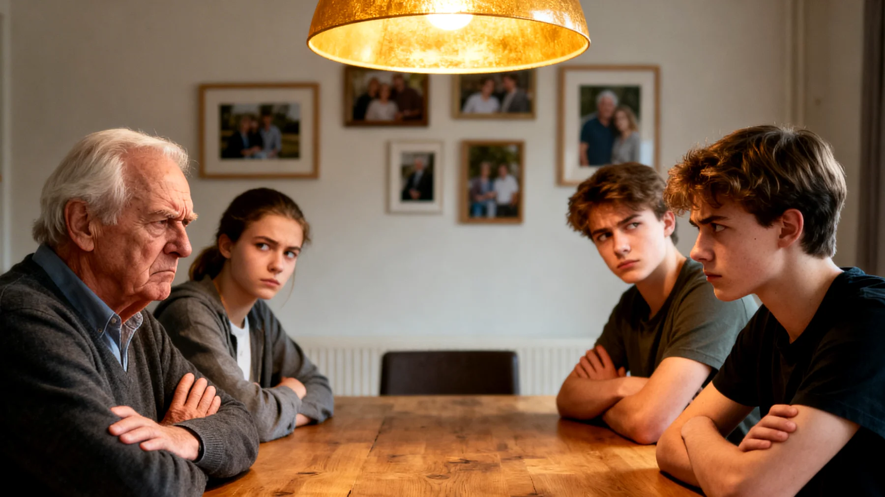 Generatieconflicten tussen opa en jongvolwassen kleinkinderen"