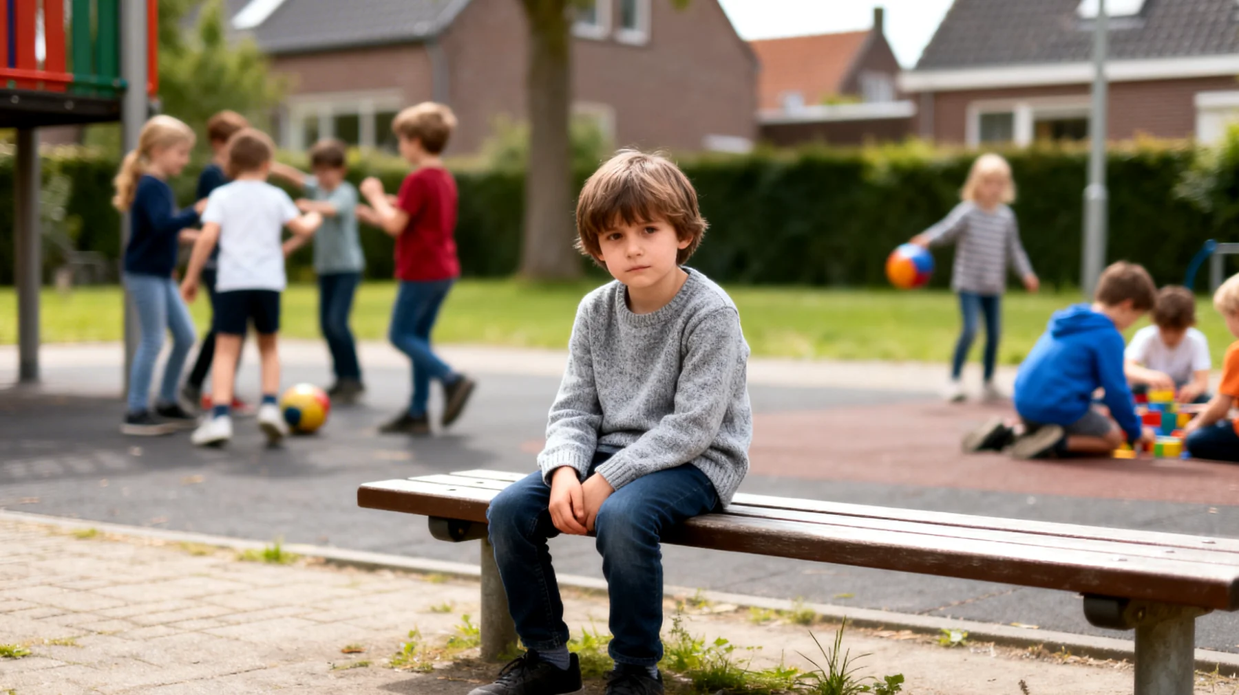Ouders worstelen met de verlegenheid en het sociale isolement van hun kind, dat moeite heeft met het aangaan van vriendschappen en deelname aan sociale activiteiten"
